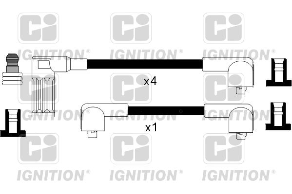 QUINTON HAZELL Комплект проводов зажигания XC519